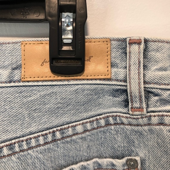 7 For All Mankind Denim Skirt Light Wash Size 32 - Picture 6 of 7